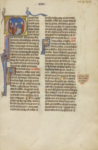 Initial Q- A Judge Pointing to Two Men with a Ram by Unbekannt Unbekannt